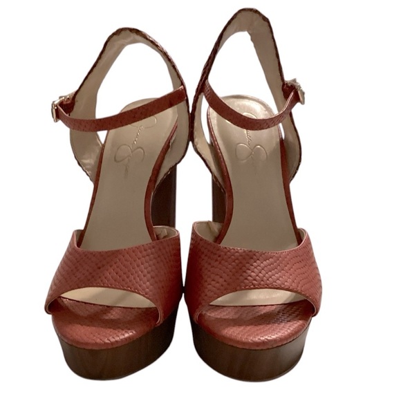 Jessica Simpson vintage 70” style heels size 10 - Picture 2 of 8